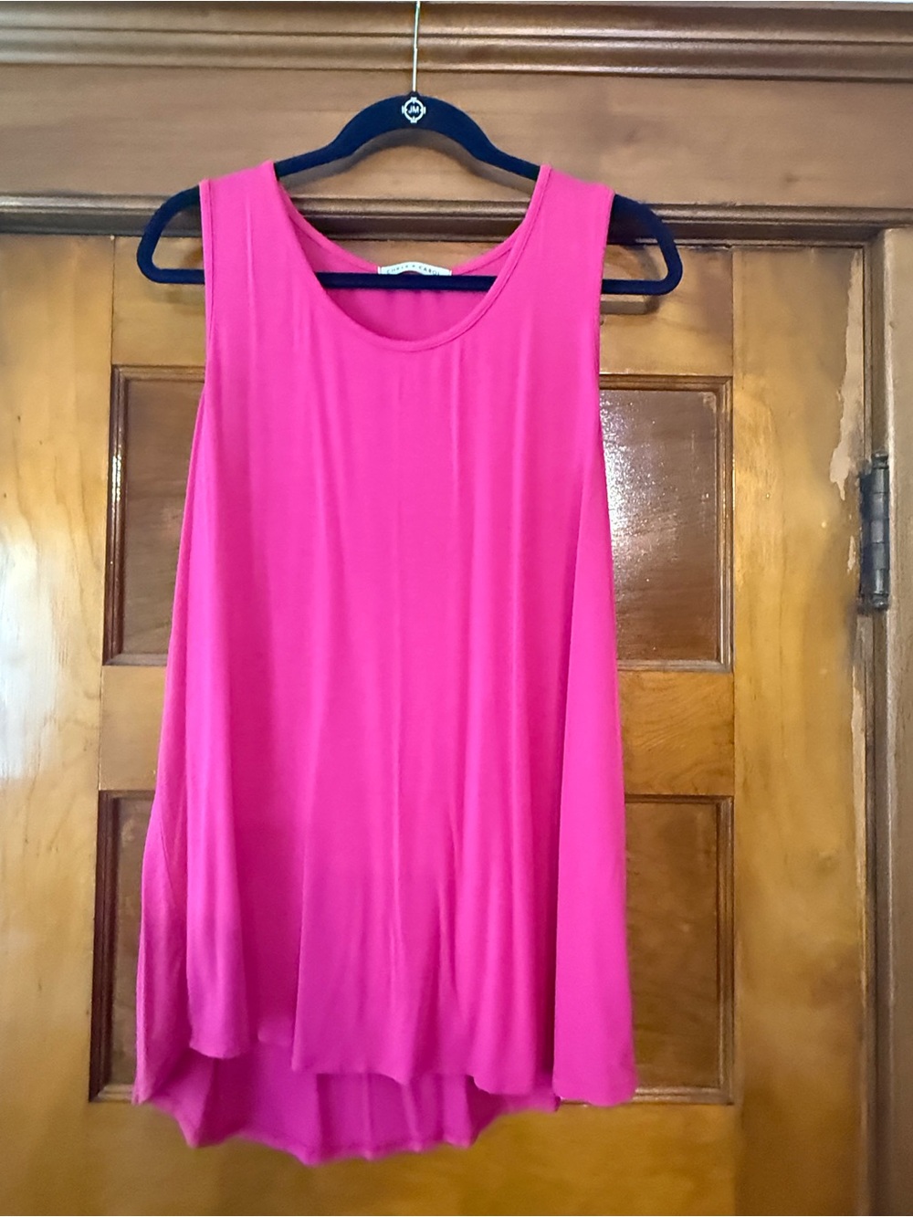 Chris & Carol Hot Pink A-Line Sleeveless Tank